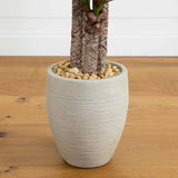 64” Yucca Artificial Tree in Sand Colored Planter-Parc Decor