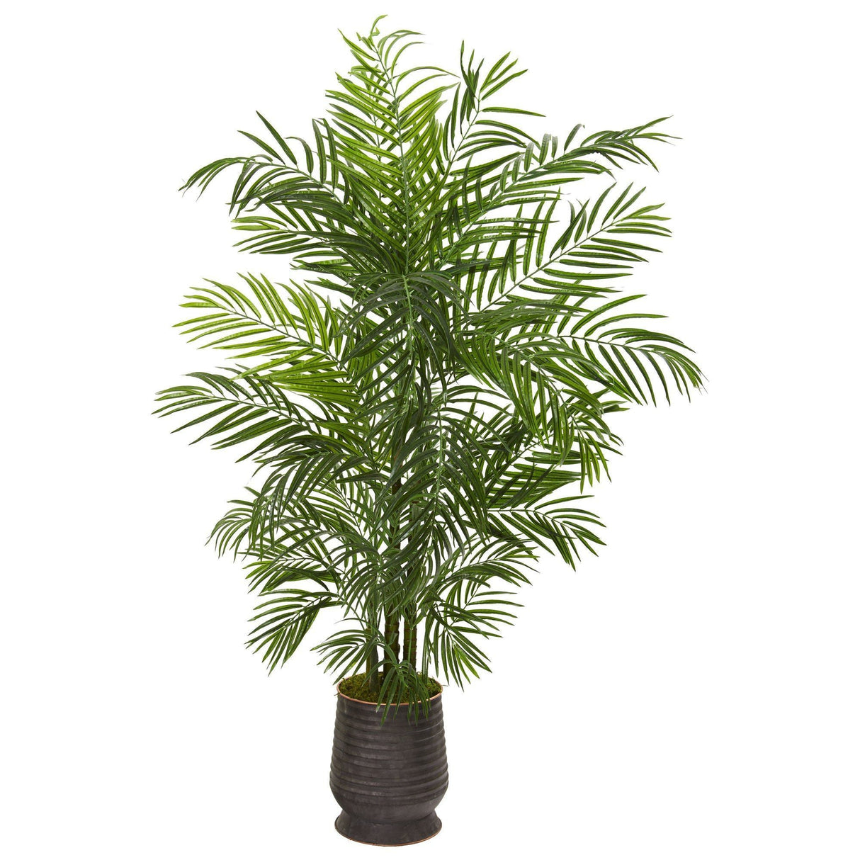 65” Areca Artificial Palm Tree in Decorative Planter(Indoor/Outdoor)-Parc Decor