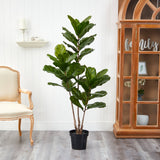 65” Fiddle Leaf Tree UV Resistant (Indoor/Outdoor)-Parc Decor