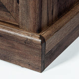 68" Farmhouse TV Stand with Double Sliding Barn Doors for Living Room-Parc Decor