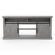 68" Farmhouse TV Stand with Double Sliding Barn Doors for Living Room-Parc Decor