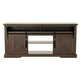 68" Farmhouse TV Stand with Double Sliding Barn Doors for Living Room-Parc Decor