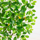 68” Lemon Artificial Tree in White Planter-Parc Decor