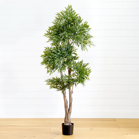 69” Ruscus Artificial Tree UV Resistant (Indoor/Outdoor)-Parc Decor