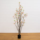 6.5’ Cherry Blossom Artificial Tree-Parc Decor
