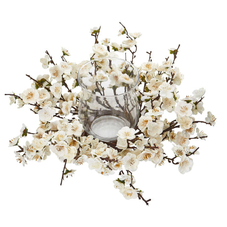 6.5" Plum Blossom Candelabrum"-Parc Decor