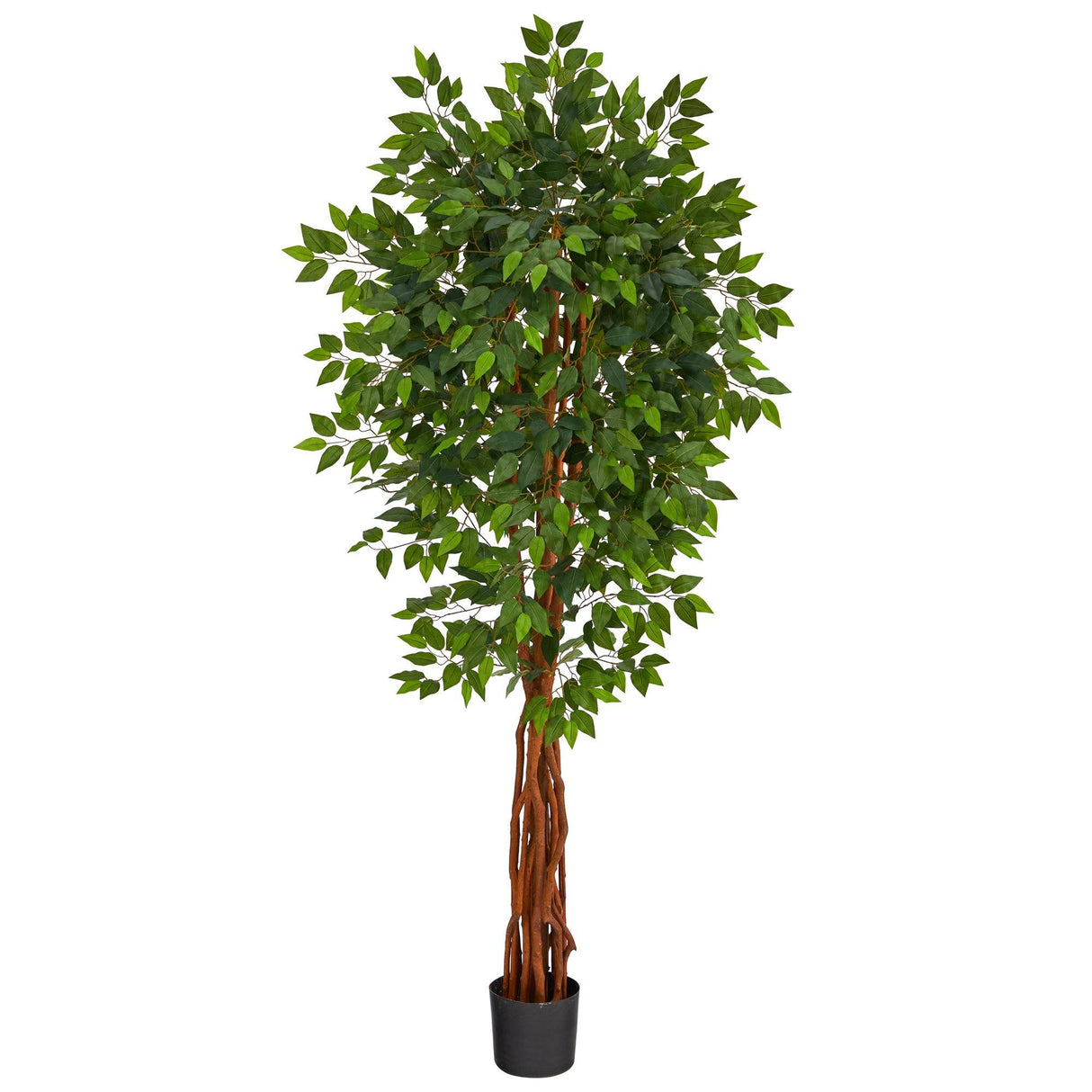 6.5’ Super Deluxe Ficus Artificial Tree with Natural Trunk-Parc Decor