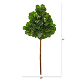 6.5’ Artificial Fiddle Leaf Tree (No Pot)-Tree-Parc Decor