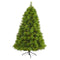 6.5’ Green Scotch Pine Artificial Christmas Tree with 350 Clear LED Lights-Christmas Tree-Parc Decor
