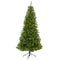 6.5’ Green Valley Fir Artificial Christmas Tree with 350 Clear LED Lights 1125 Bendable Branches-Christmas Tree-Parc Decor