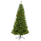6.5’ Green Valley Fir Artificial Christmas Tree with 350 Clear LED Lights 1125 Bendable Branches-Christmas Tree-Parc Decor