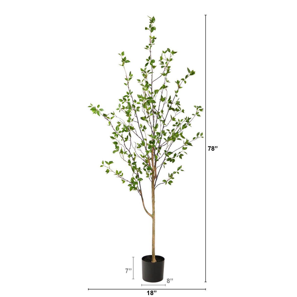 6.5' Minimalist Citrus Tree-Tree-Parc Decor