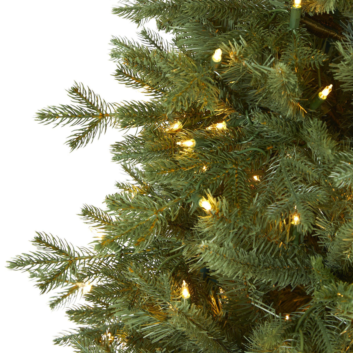6.5' New Hampshire Spruce Artificial Christmas Tree with 500 Warm White Lights and 1074 Bendable Branches-Christmas Tree-Parc Decor