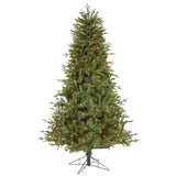 6.5' New Hampshire Spruce Artificial Christmas Tree with 500 Warm White Lights and 1074 Bendable Branches-Christmas Tree-Parc Decor
