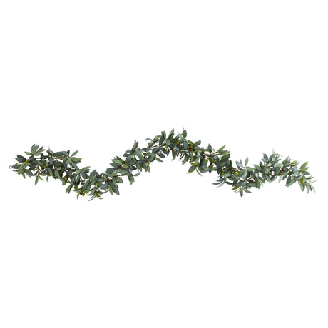 6.5’ Olive Artificial Garland-Garland-Parc Decor