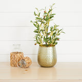 6.5” Oval Shaped Iron Planter-Vase-Parc Decor