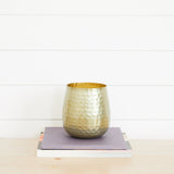 6.5” Oval Shaped Iron Planter-Vase-Parc Decor