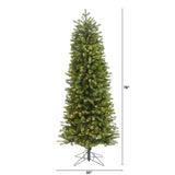 6.5' Slim Colorado Mountain Spruce Artificial Christmas Tree-Christmas Tree-Parc Decor