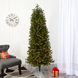 6.5' Slim Colorado Mountain Spruce Artificial Christmas Tree-Christmas Tree-Parc Decor