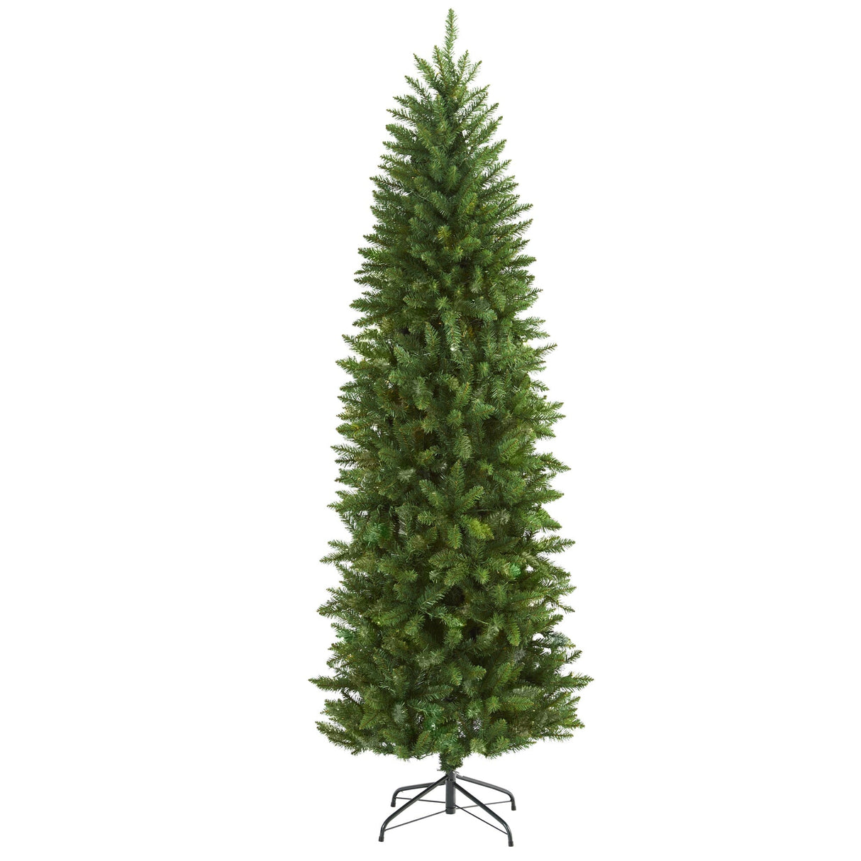 6.5’ Slim Green Mountain Pine Artificial Christmas Tree with 851 Bendable Branches-Christmas Tree-Parc Decor