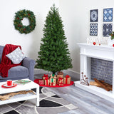 6.5' Vancouver Spruce Artificial Christmas Tree with 250 Warm White Lights and 803 Bendable Branches-Christmas Tree-Parc Decor