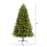 6.5’ Washington Fir Artificial Christmas Tree with 400 Clear Lights and 1110 Bendable Branches-Christmas Tree-Parc Decor