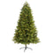 6.5’ Washington Fir Artificial Christmas Tree with 400 Clear Lights and 1110 Bendable Branches-Christmas Tree-Parc Decor