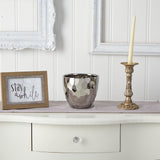 6.75” Designer Silver Bowl-Parc Decor