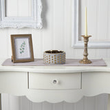 6.75” Regal Stone Hobnail Planter with Gold Accents-Parc Decor