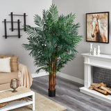 7’ Areca Palm Artificial Tree-Parc Decor