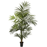 7' Artificial Kentia Palm Silk Tree Bunched-Parc Decor