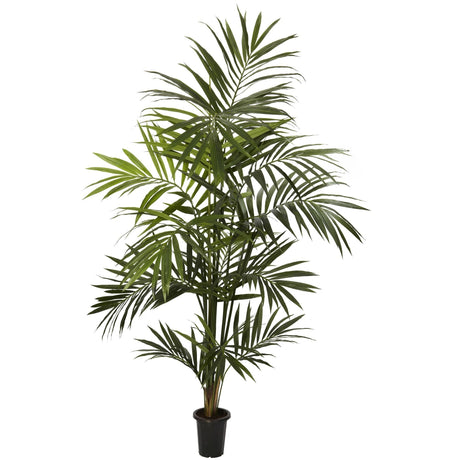 7' Artificial Kentia Palm Silk Tree Bunched-Parc Decor