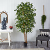 7' Biggy Style Bamboo Silk Tree-Parc Decor
