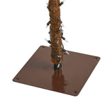 7’ Christmas Palm Artificial Tree with 300 White Warm LED Lights-Parc Decor