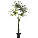 7’ Fan Palm Tree UV Resistant (Indoor/Outdoor)-Parc Decor