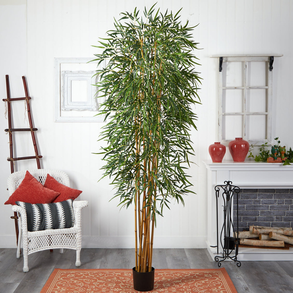 7’ Fancy Style Bamboo Silk Tree-Parc Decor