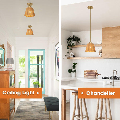 7 Inch Elsa 1-Light Island Pendant Light-Parc Decor