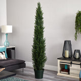 7' Mini Cedar Pine Tree (Indoor/Outdoor)-Parc Decor