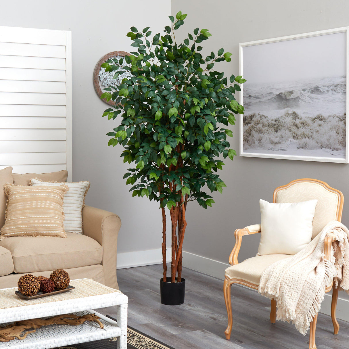 7’ Sakaki Silk Tree-Parc Decor