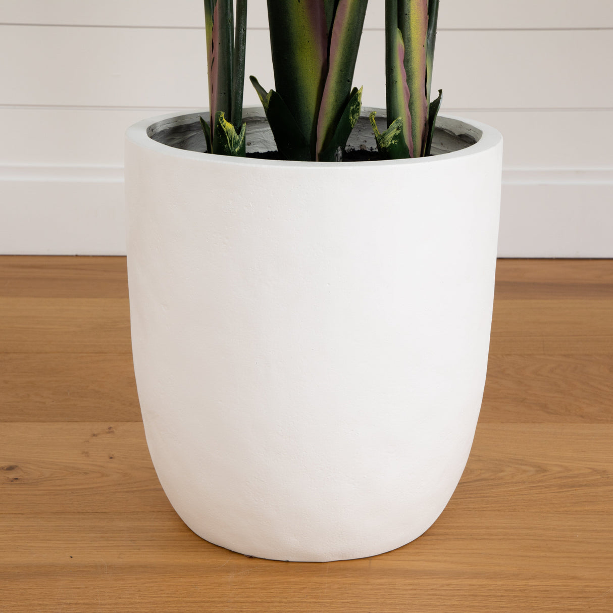 7' Artificial Bird of Paradise Tree with Resin Stone Planter-Tree-Parc Decor