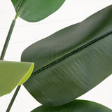 7' Artificial Bird of Paradise Tree with Resin Stone Planter-Tree-Parc Decor