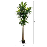 7’ Artificial Dracaena Tree-Tree-Parc Decor