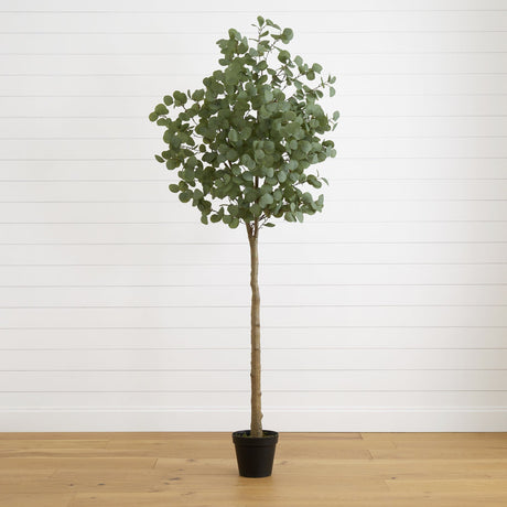 7’ Artificial Eucalyptus Tree-Tree-Parc Decor