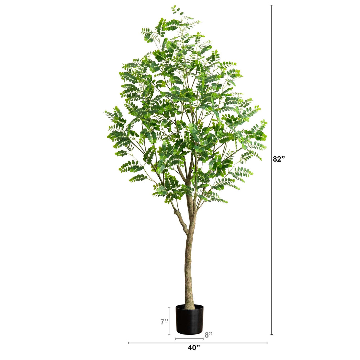 7' Artificial Greco Citrus Tree with Real Touch Leaves-Tree-Parc Decor