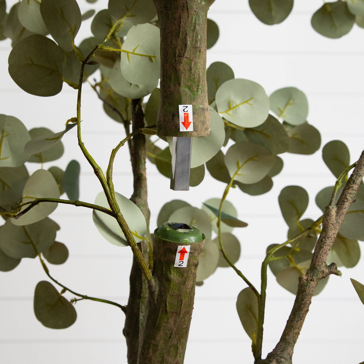 7' Artificial Greco Eucalyptus Tree-Tree-Parc Decor