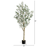 7' Artificial Greco Olive Tree-Tree-Parc Decor