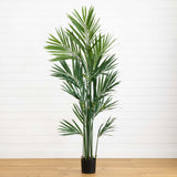 7' Artificial Kentia Palm Silk Tree-Tree-Parc Decor