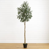 7’ Artificial Olive Tree-Tree-Parc Decor