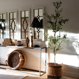 7' Artificial Olive Tree with Natural Trunk-Tree-Parc Decor