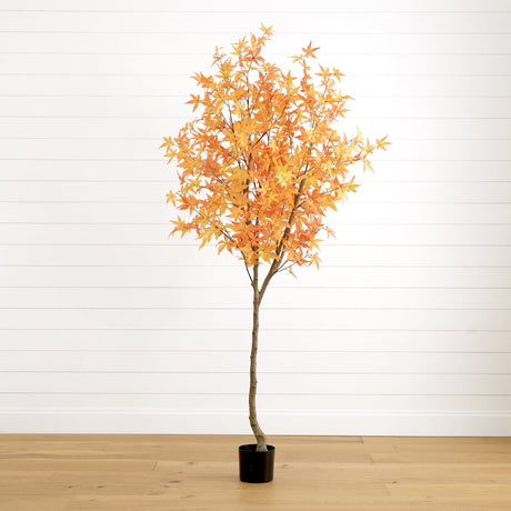 7’ Autumn Maple Artificial Fall Tree-Tree-Parc Decor